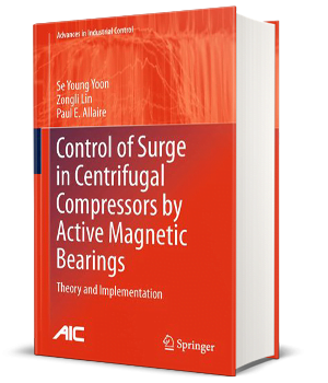 Control of Surge in Centrifugal Compressors by Active Magnetic